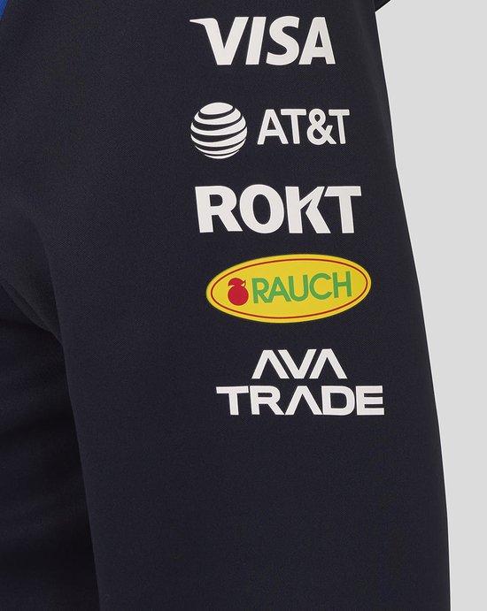 Red Bull Racing Teamline Kids Hoody met Rits 2026 Maat JM (140-146) - Max Verstappen - Isack Hadjar van Merkloos — afbeelding 5