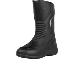 Texpeed 'Classic' Motorlaarzen - Waterdichte Leerlaarzen voor Mannen - Hoge Gesloten CE-goedgekeurde Touring/Cruiser Bikerlaarzen - Zwart - 43 EU