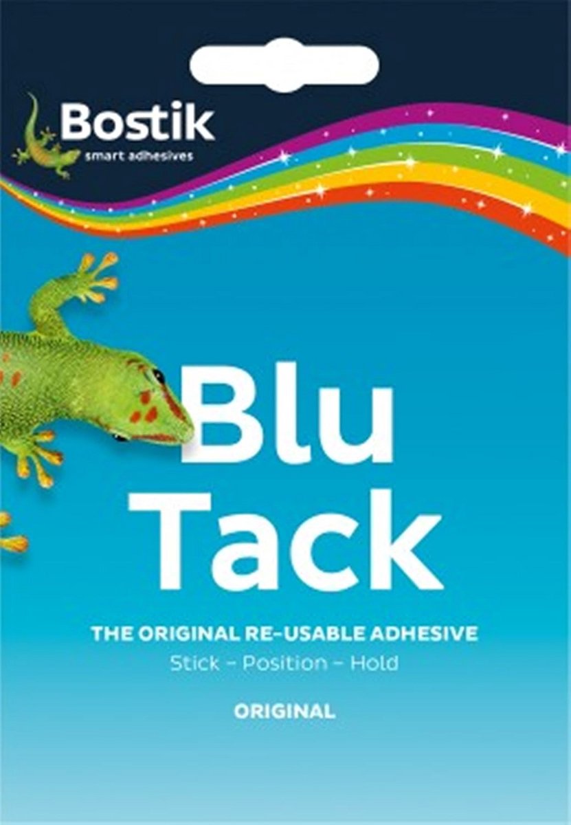 Blauwe Plakkit voor Poster en Foto's - Stevig en Herbruikbaar, 6 stuks