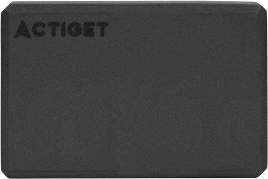 Actiget® Yoga Blok - Yoga Cube - Pilates Blok - Balans - Rekoefeningen - EVA-schuim - Zwart - 7,5 X 23 X 15 Cm van Actiget — afbeelding 2