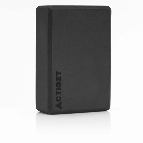 Actiget® Yoga Blok - Yoga Cube - Pilates Blok - Balans - Rekoefeningen - EVA-schuim - Zwart - 7,5 X 23 X 15 Cm van Actiget — afbeelding 4