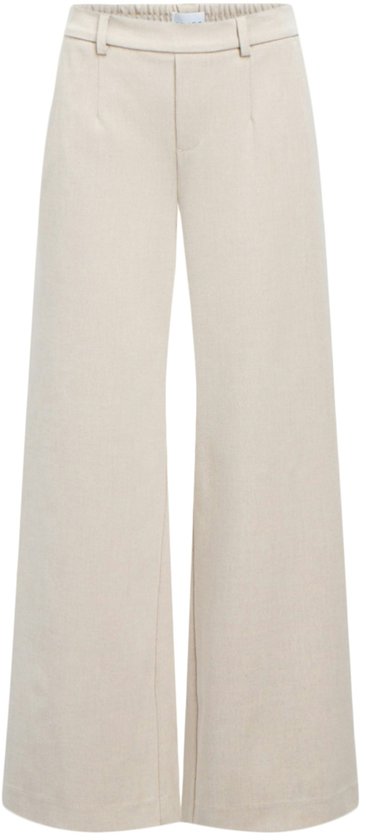 Object Objlisa Wide Pant Pantalons Femmes - Beige - Taille 38