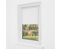 Estika Klemmfix rolgordijn zonder boren 70x220 cm wit lichtdoorlatend
