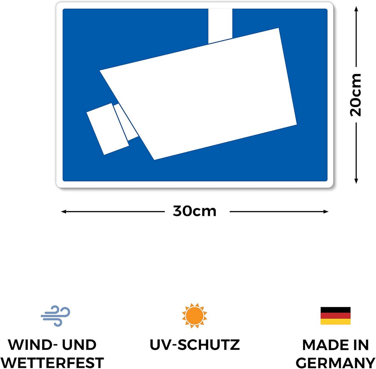 5x Videobewaking Stickers A4 - UV-bestendig Zelfklevend