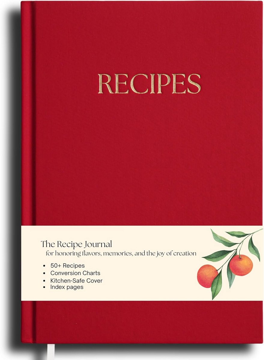 Receptenboek Schrijven Eigen Recepten - A5 Hardcover Waterbestendig