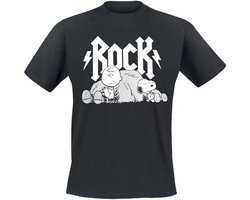 Peanuts Snoopy and Charlie Brown - Rock Heren T-shirt - zwart - XL