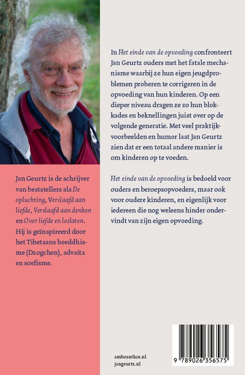 Het einde van de opvoeding - back cover