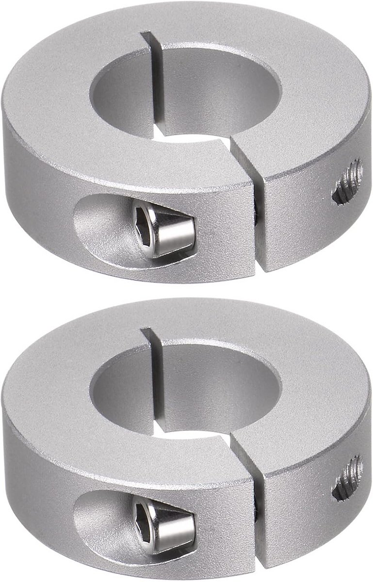 2 stuks gedeelde stelringen 25 mm boring aluminiumlegering voor wielaandrijving