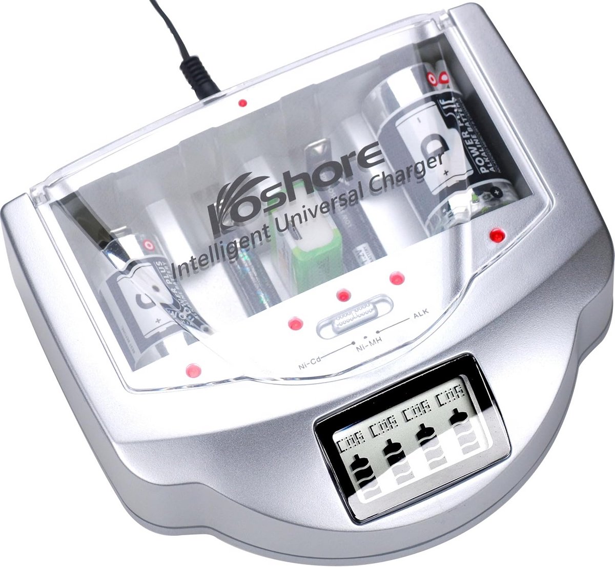Batterijlader en Balance Charger voor AA, AAA, C, D, 9V - Universele Oplader