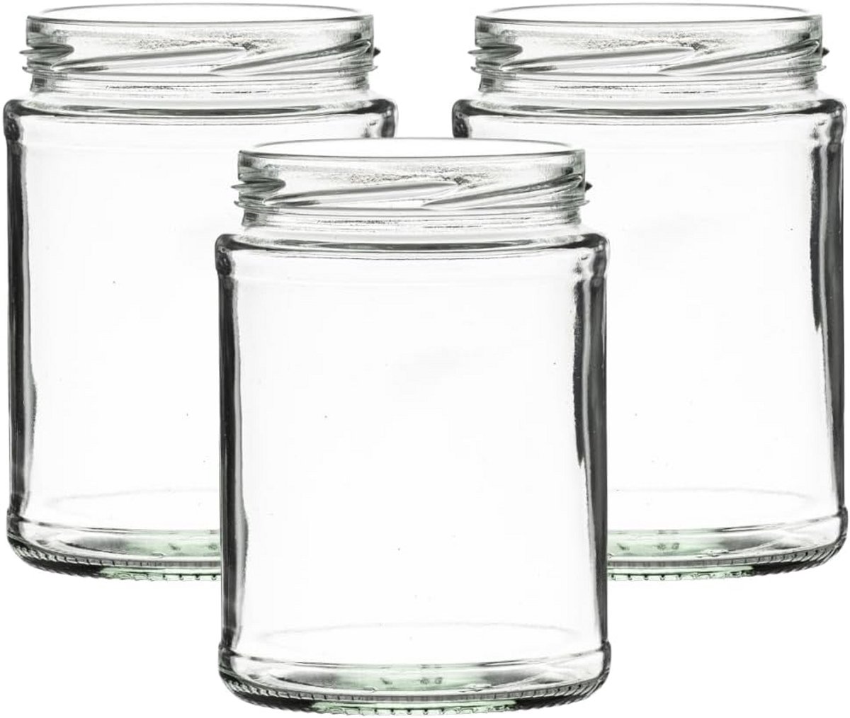 24 Glazen Jampotten van 500 ml met Gouden Deksels - Ideaal voor Jam, Chutneys en Augurken