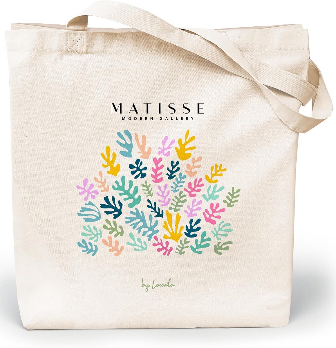 Dames Shopper - Canvas Tote Bag 35 x 42 cm - Extra Brede Boodschappentas