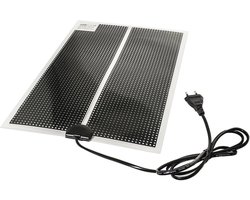 Verwarmingsmat voor terrarium - 28x42cm met 150 cm netsnoer