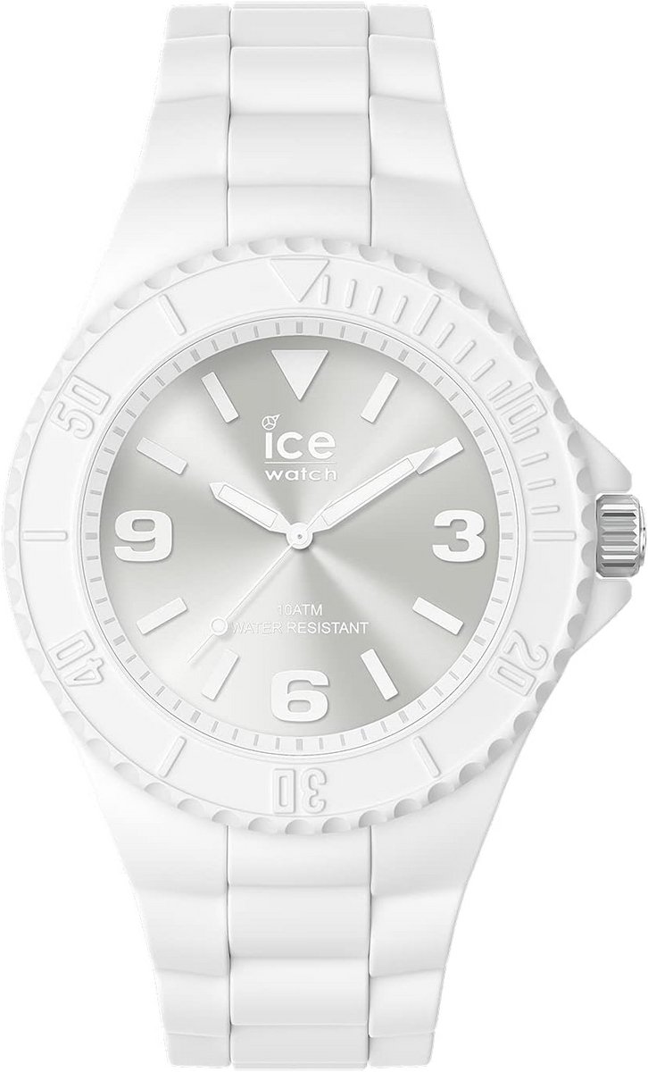 Witte Siliconen Horloge Unisex Viering van Wit en Regenboogeffect
