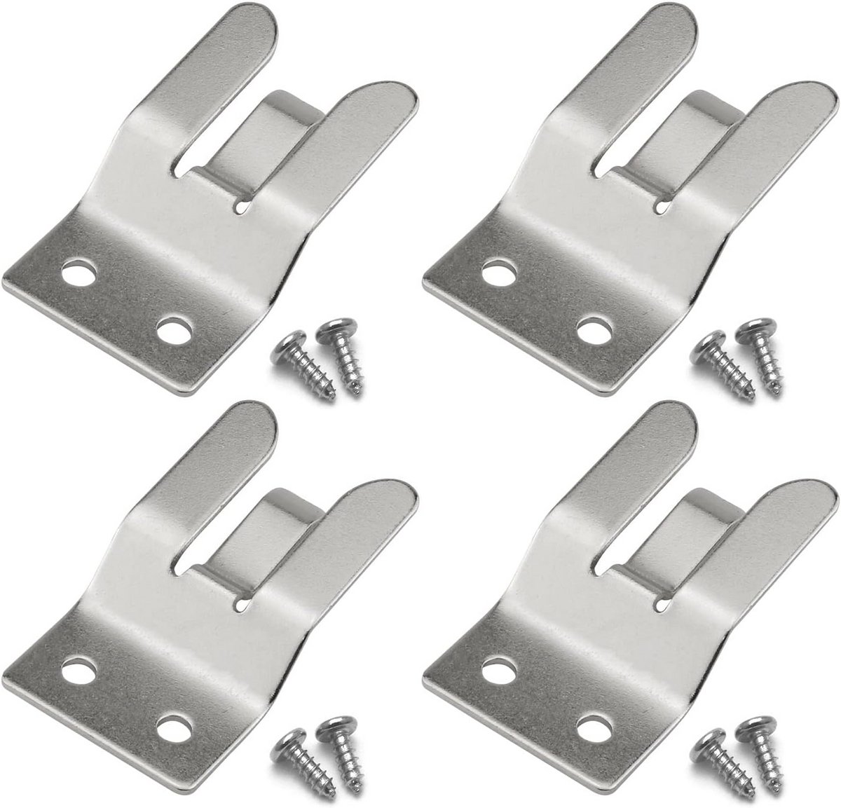 Metalen Microfoonhouders 4 Stuks met Schroeven voor Autoradio's