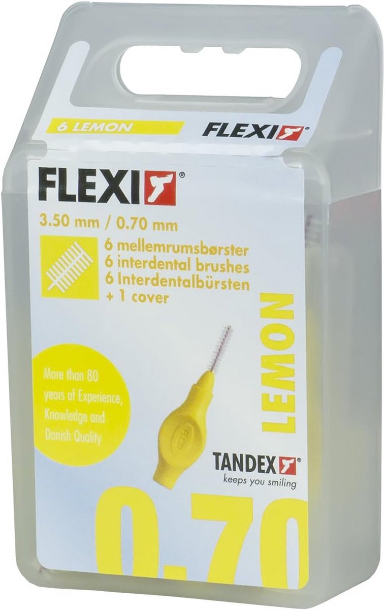 Flexibele tandenstokers voor reiniging tussen tanden, 6 stuks
