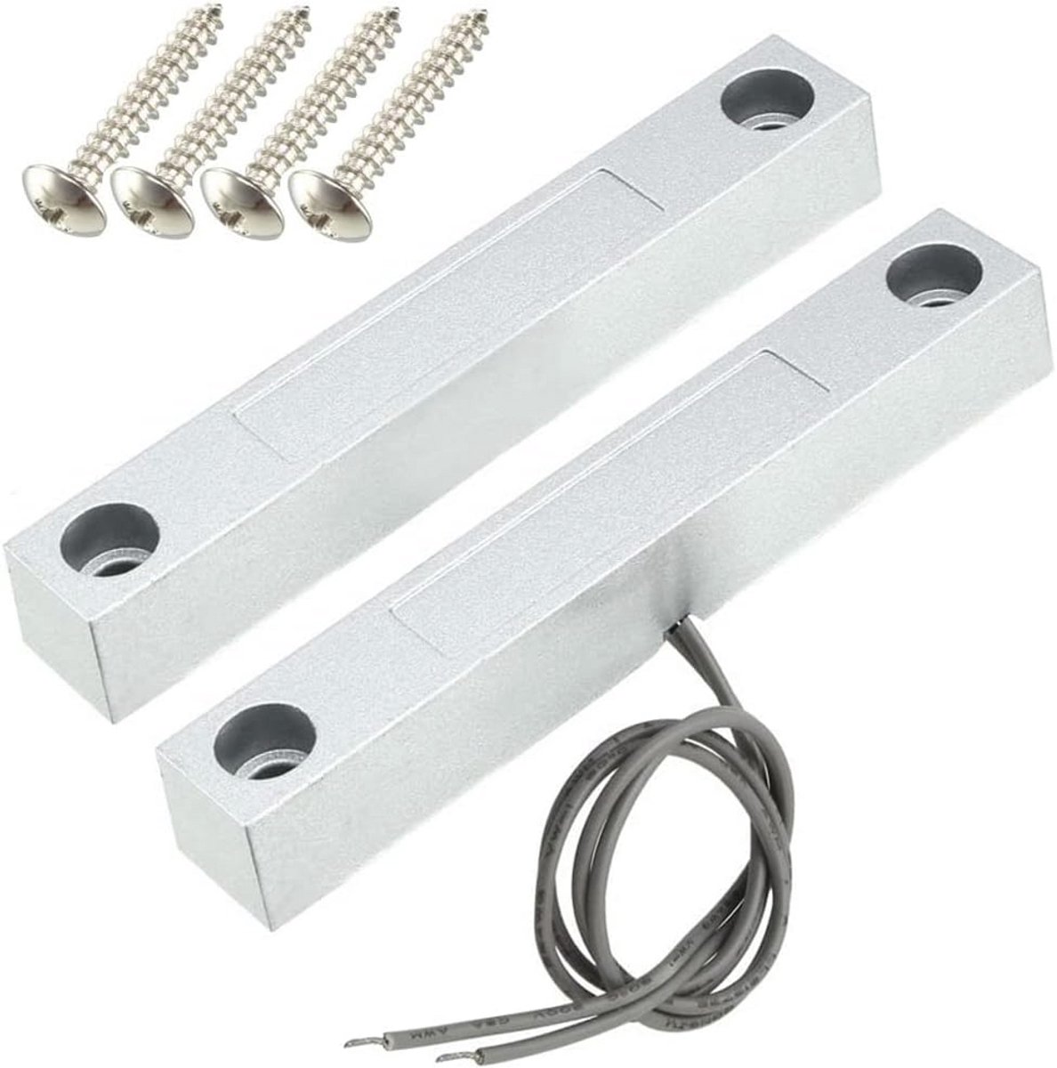 Magnetische Reed Schakelaar voor Deurbeveiliging - NC Type met 2 Draden