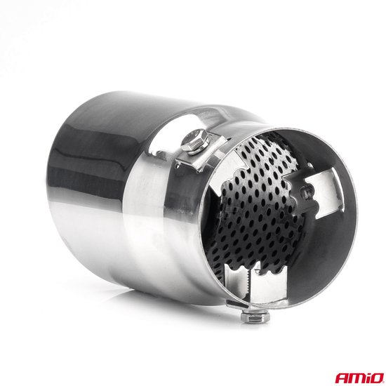 Tuyau décoratif d'échappement de voiture - Chrome - diamètre 43-62mm - acier inoxydable