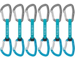 Rugged 6-Pack Quickdraws voor Klimmen - Multicolore Klimgereedschap