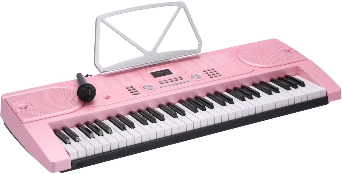 Bol.com Fazley FKB-050-P 61 toetsen keyboard roze aanbieding