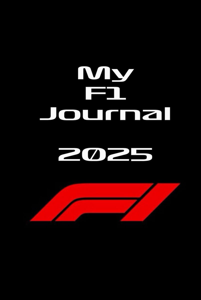 Formule 1 Race Journal 2025 - Wedstrijdlogboek met Circuitdetails en Statistieken