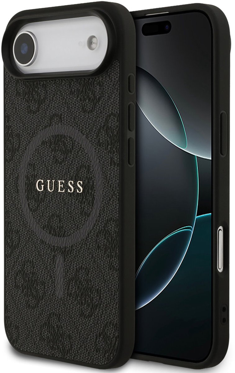 Guess Back Cover Case - iPhone 17 Air - Zwart - MagSafe-compatibel - Slank Design