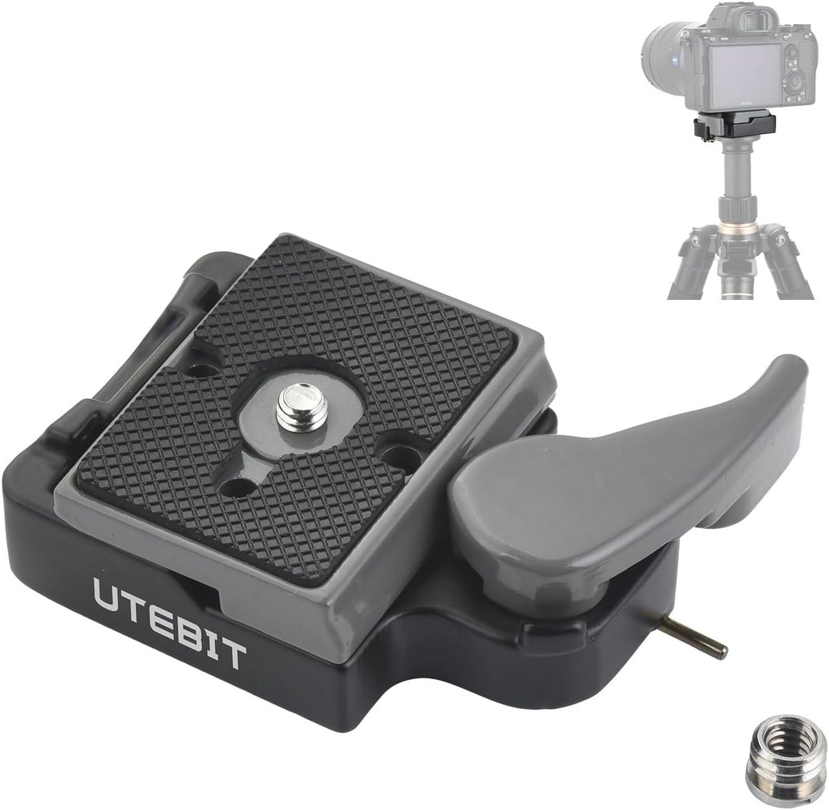 Camera Snelkoppelingsplaat 323 Quick Release Plate voor Statief met 1/4"-3/8" Schroef