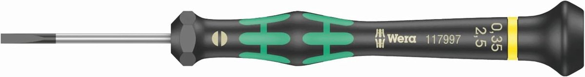 Elektronische sleufschroevendraaier 0,35 x 2,5 x 40 mm - Ergonomisch en precisie