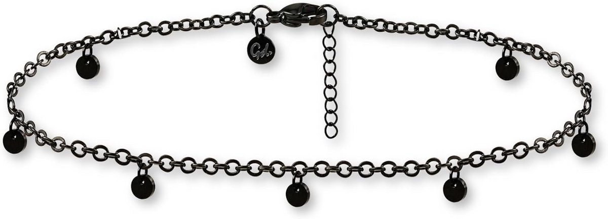 Dames Enkelbandje - Waterdicht Roestvrij Staal met Kleine Platen