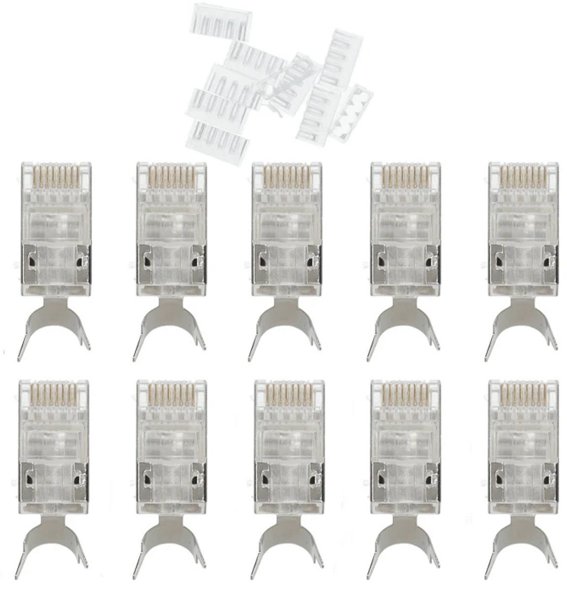 EMhub RJ45 connector CAT7 shielded per 10 stuks