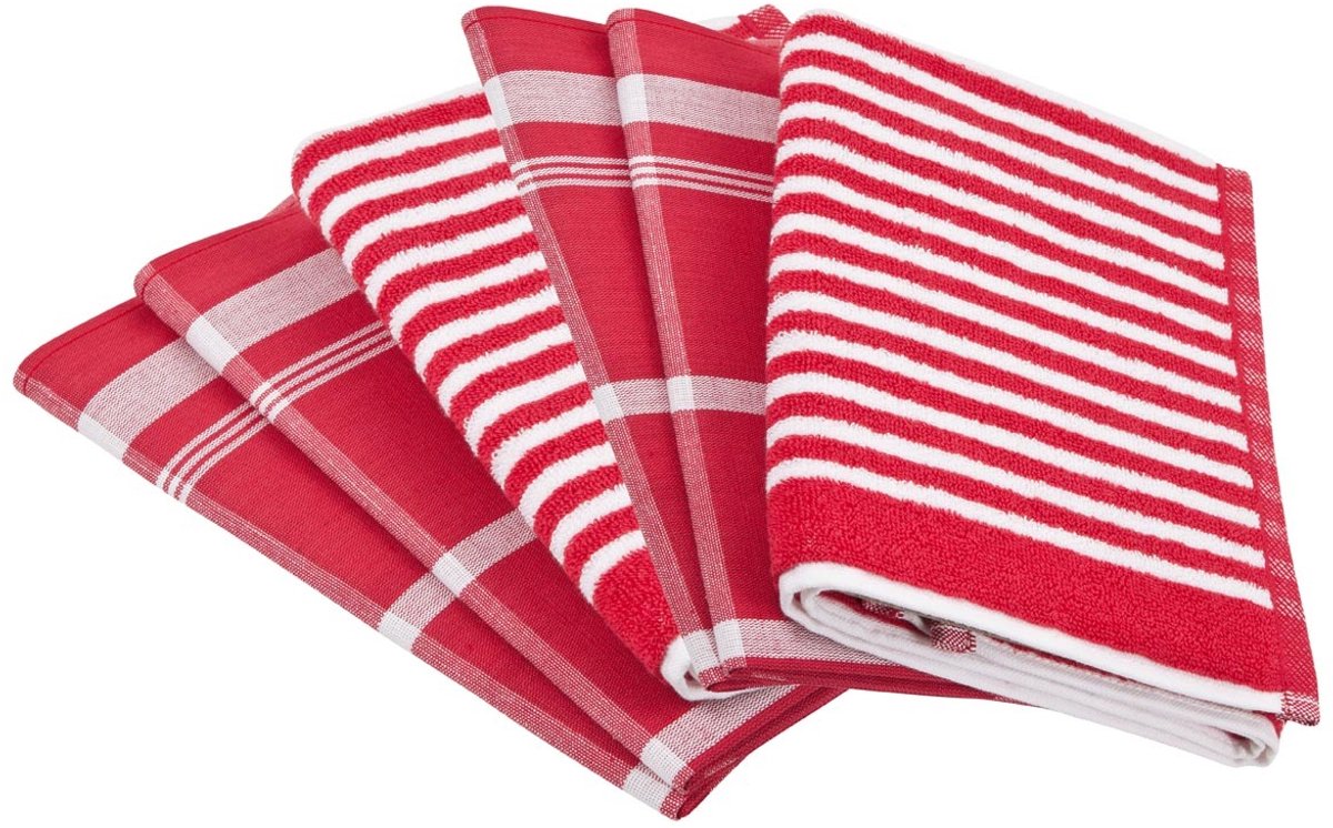 Ross Sonstiges 4 X theedoek- 2 X keukenhanddoek - in set 6 pack Exclusiv
