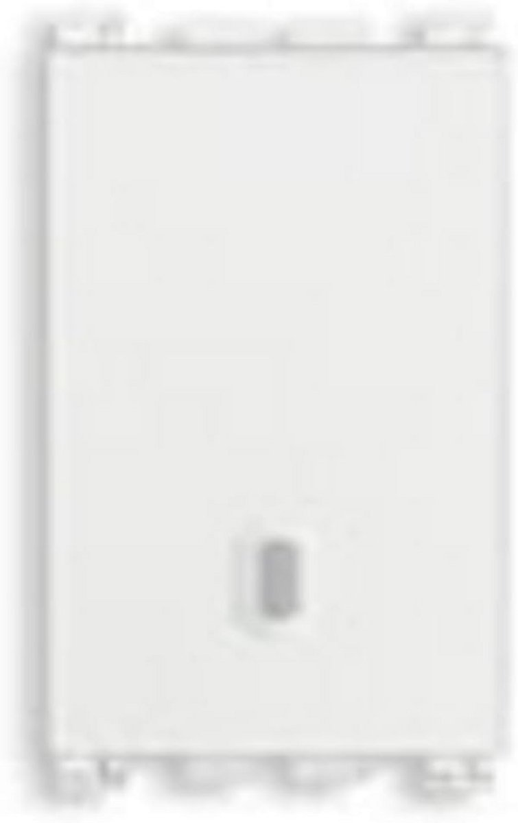 Drukknop 1P 10A - Wit, Elegant en Modern