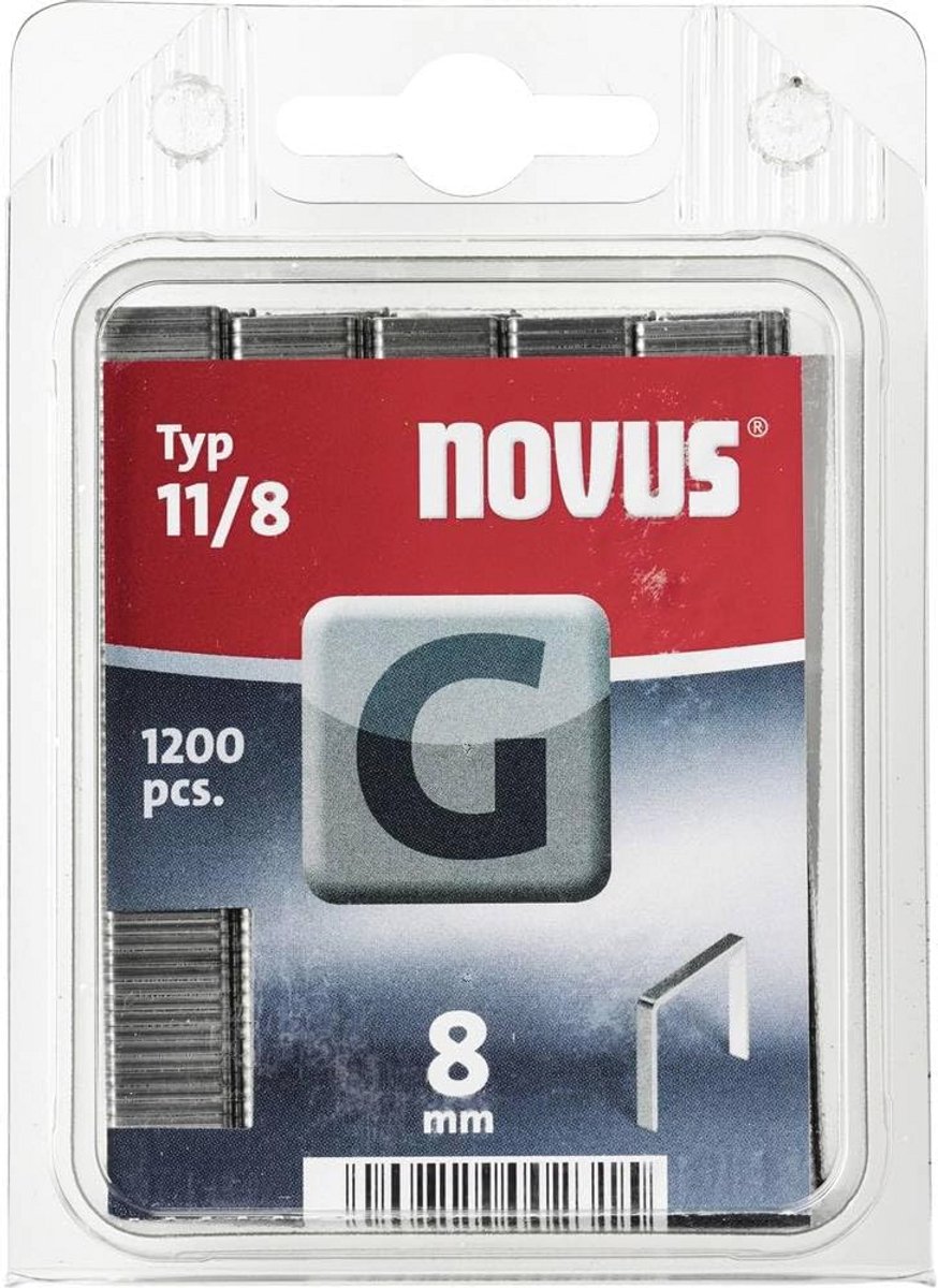 Platte draadklemmen voor hamernietjes - 1200 verzinkte nietjes - 8 mm