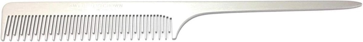 Professionele Aluminium Tulp Kam 21 cm - Antistatisch Metaal voor Kappers