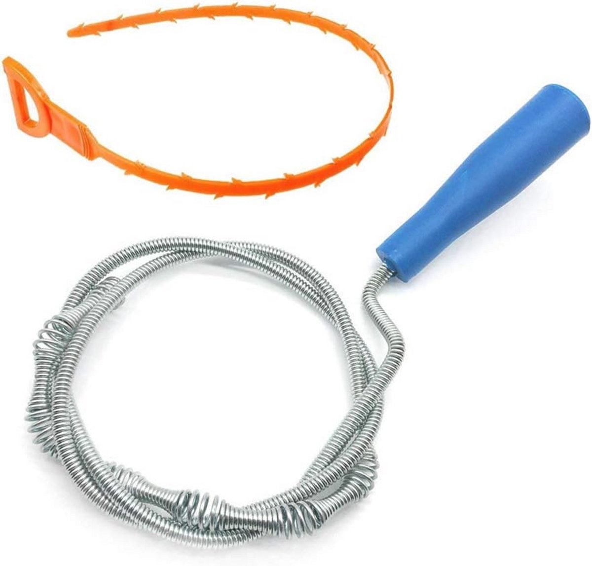 Flexibele Afvoerontstopper voor Wastafels en Toiletten - Ergonomische Handgreep voor Eenvoudig Ontstoppen