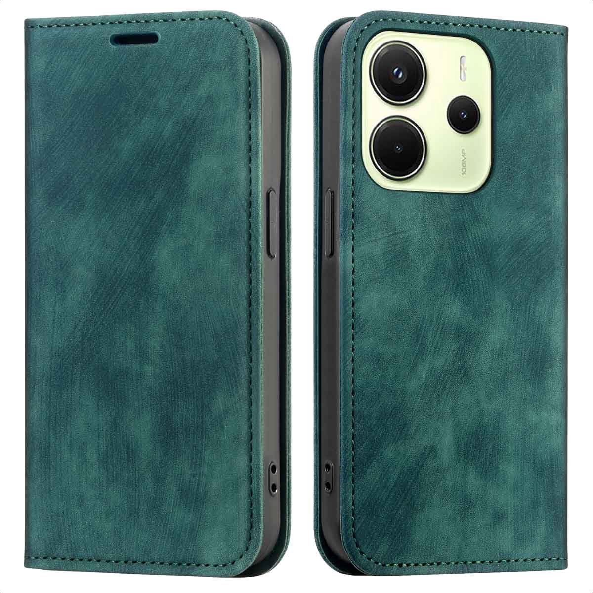 imoshion Hoesje - Geschikt voor Xiaomi Redmi Note 14 5G - Slim Bookcase - Groen