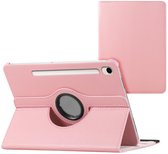 imoshion Tablet Hoes - Geschikt voor Samsung Galaxy Tab S10 FE / Galaxy Tab S9 11.0 inch FE / Galaxy Tab S9 11.0 inch / Galaxy Tab S10 Lite - 360° Draaibare Bookcase - Roze