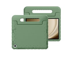 imoshion Tablet Hoes Kinderen - Geschikt voor Samsung Galaxy Tab A9 Plus / Galaxy Tab A11 Plus - Kidsproof Kinder Hoes - Olive Green