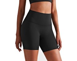 JTSONN Sportshorts Naadloze damesfietsshorts Hoge wasit Yogashorts Buikcontrole Stretch Gymshorts Zomer Hotpants Dames Korte leggings