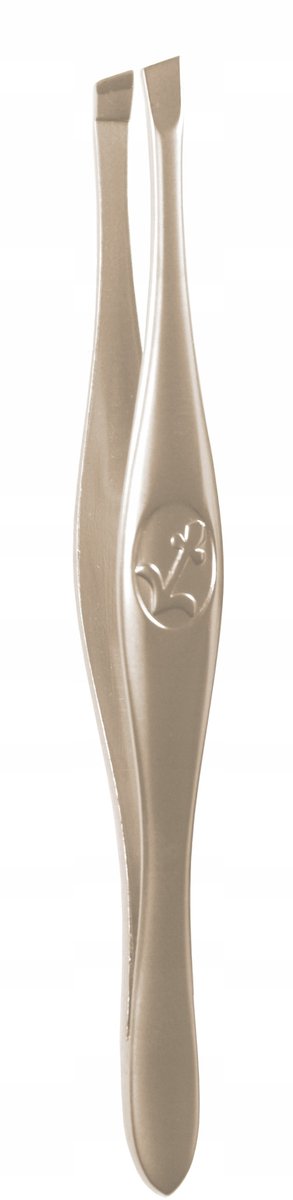 Inter-Vion Cosmetica Schuin Pincet - Satijn - Wenkbrauwen & Wimpers