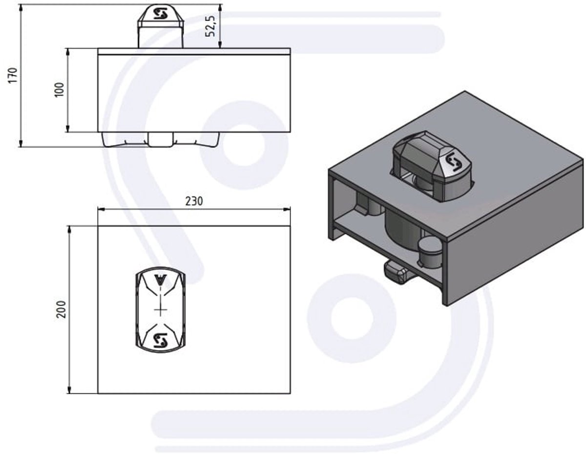 Twistlock R-316 VAP-R platform