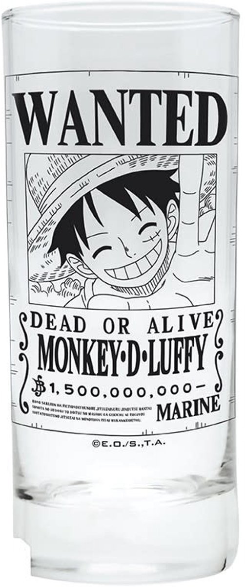 One Piece Gläser Set Unisex Glazenset - doorzichtig - Standard