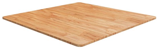 Plateau de table vidaXL - Table - Plateau de table en bois - Tables - Plateau de table carré 90 x 90 x 1,5 cm Chêne massif marron clair