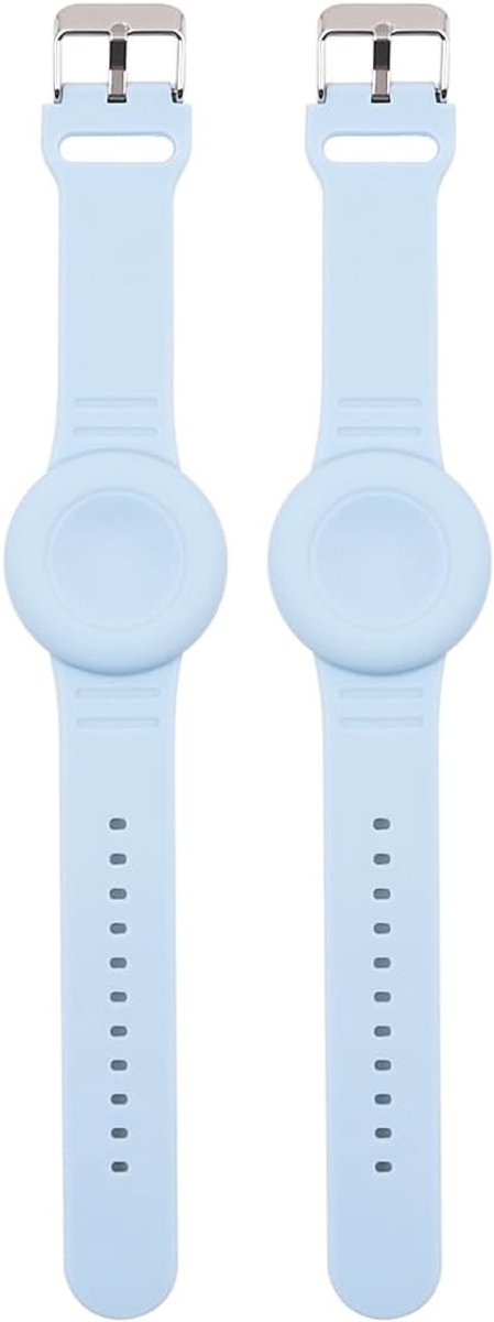 2 Pcs Waterdichte Polsband voor Air Tag - Siliconen Armband - Verstelbare Zachte Horlogeband voor GPS Tracking