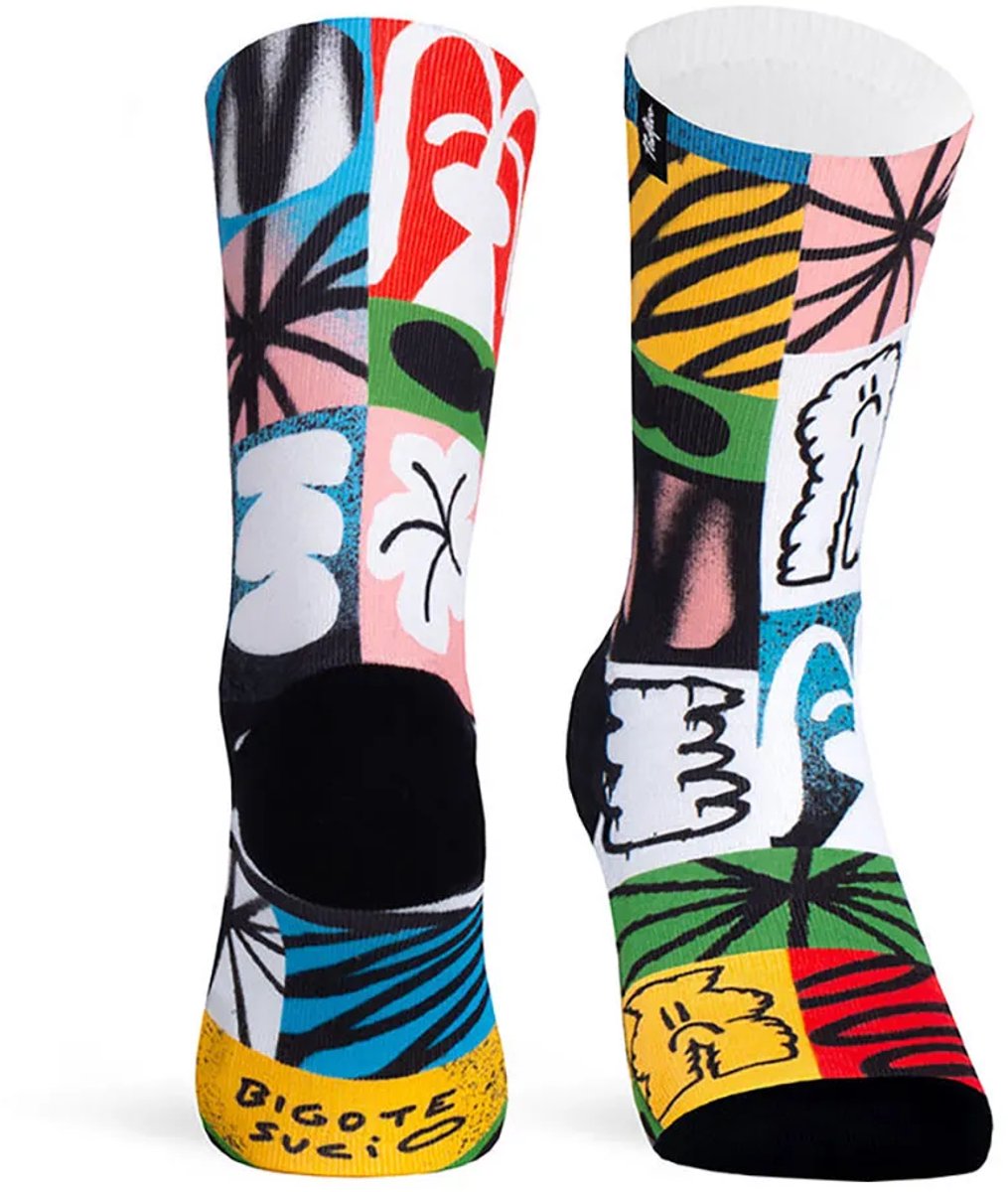 Pacific Socks Trashart Half Lange Sokken Veelkleurig EU 37-41 Man,Vrouw