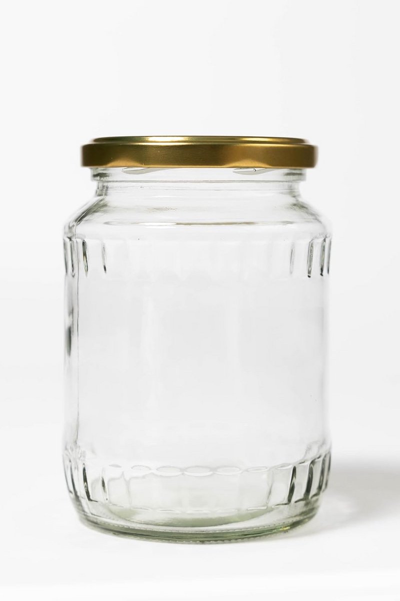 Weckpot 500ml met Schroefdeksel - 2 Stuks - Ideaal voor Inmaken en Bewaren van Voedsel