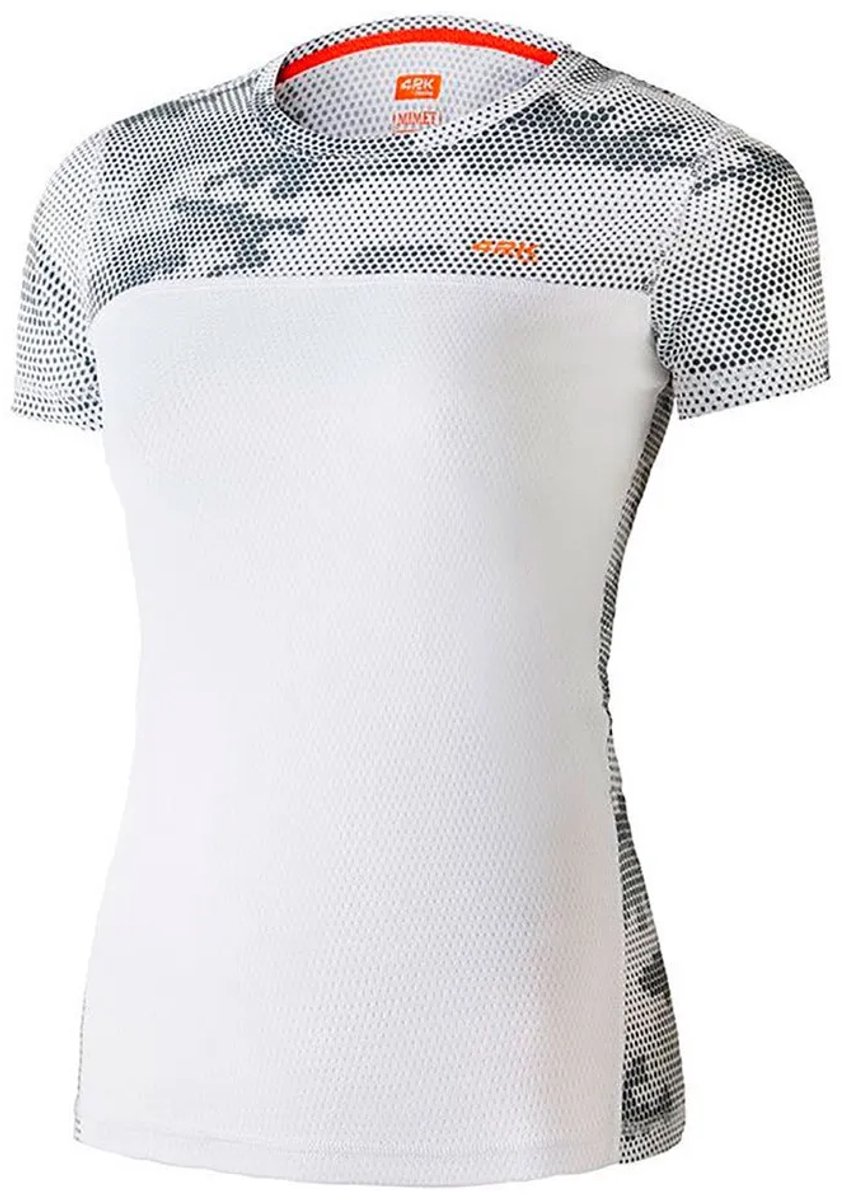 42k Running Mimet T-shirt Met Korte Mouwen Wit M Vrouw