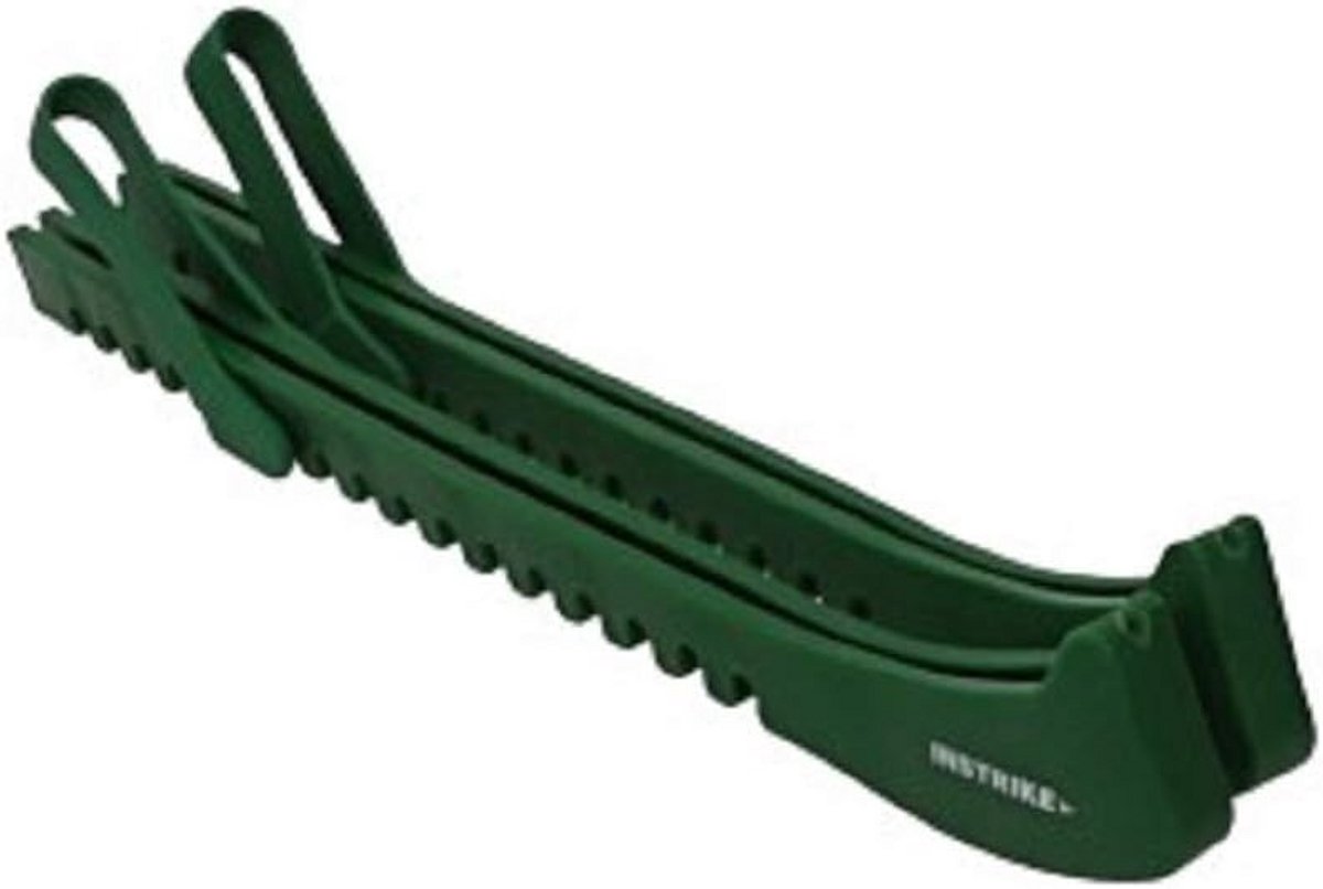 Universele groene schaatsbeschermers voor alle schaatsen – eenvoudig te bevestigen, ook voor keeperschaatsen