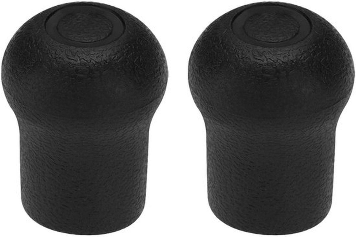 KARZO – 2 stuks PVC Beschermkap voor Hengel Butt Cap Einde Geschikt voor Hengelbouw Reparaties Doe-Het-Zelf Hengel Einden Zwart 45.5x35mm