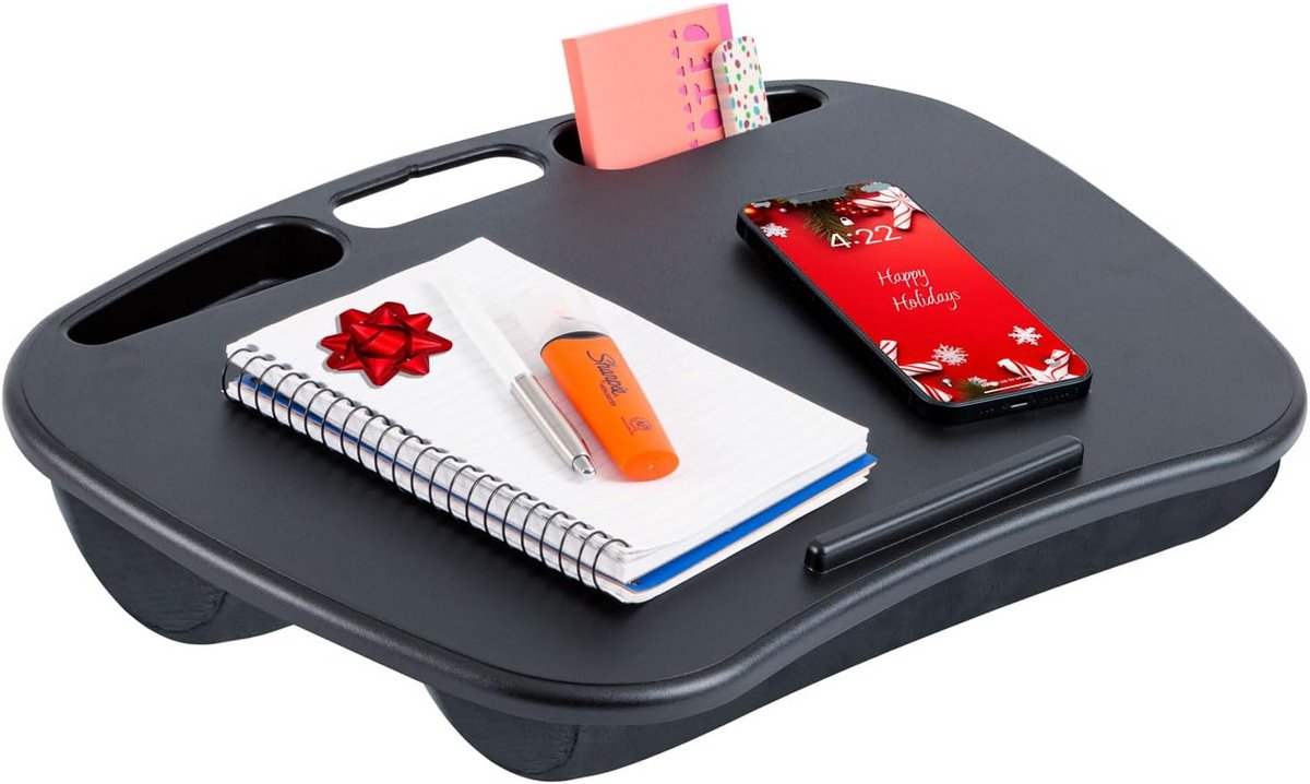 Lap Desk met Apparatenhouder en Telefoonhouder - Geschikt voor Laptops tot 15,6 inch