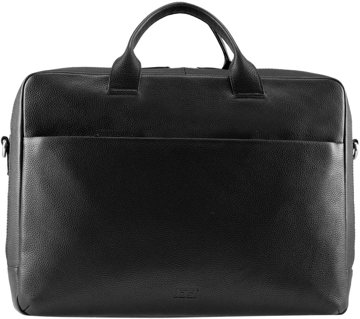 JOST laptoptas business tas met laptopvak Frankfurt Business Bag 2C Black zwart